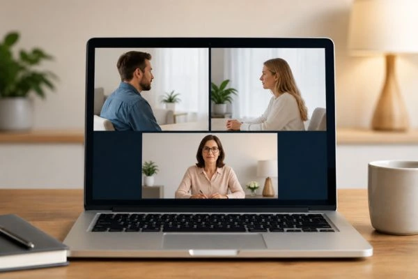 Image of online shuttle mediation Camborne